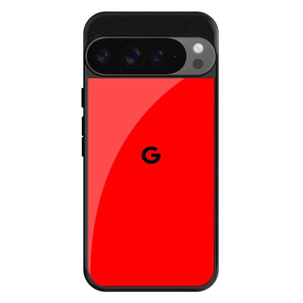 Blood Red Glass Case for Google Pixel 9 Pro XL For Sale