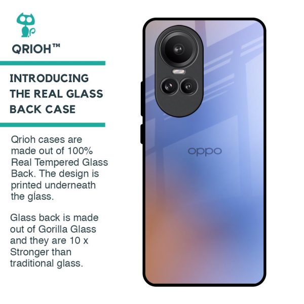 Blue Aura Glass Case for Oppo Reno10 Pro 5G Online Sale