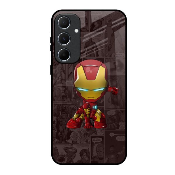 Angry Baby Super Hero Glass Case for Samsung Galaxy A55 5G Cheap