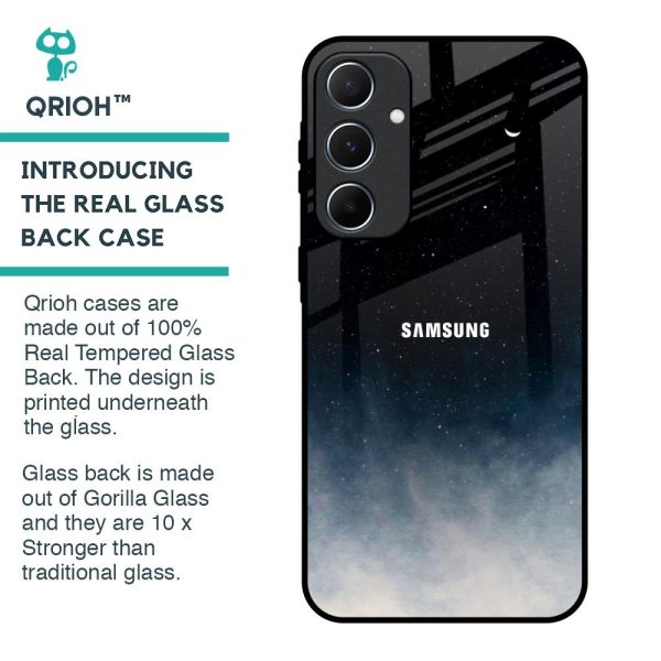 Aesthetic Sky Glass Case for Samsung Galaxy A55 5G Online Sale