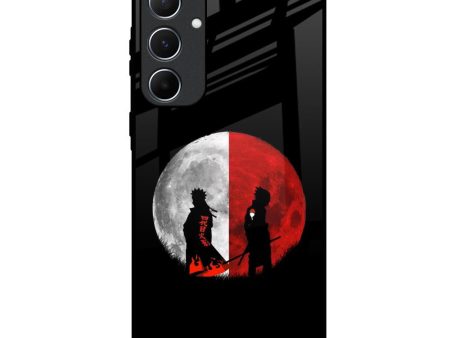 Anime Red Moon Glass Case for Samsung Galaxy A55 5G Supply