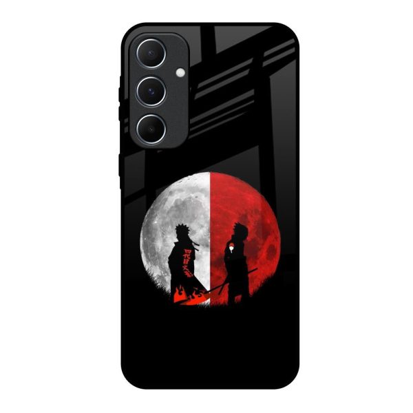 Anime Red Moon Glass Case for Samsung Galaxy A55 5G Supply