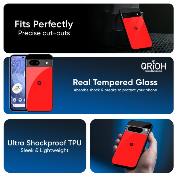 Blood Red Glass Case for Google Pixel 9 Online Sale