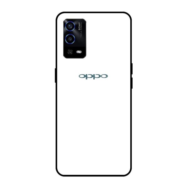 Arctic White Glass Case for Oppo A55 Supply