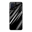 Black & Grey Gradient Glass Case For Oppo A55 Sale