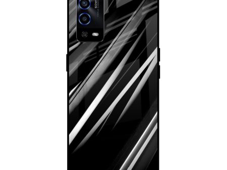 Black & Grey Gradient Glass Case For Oppo A55 Sale