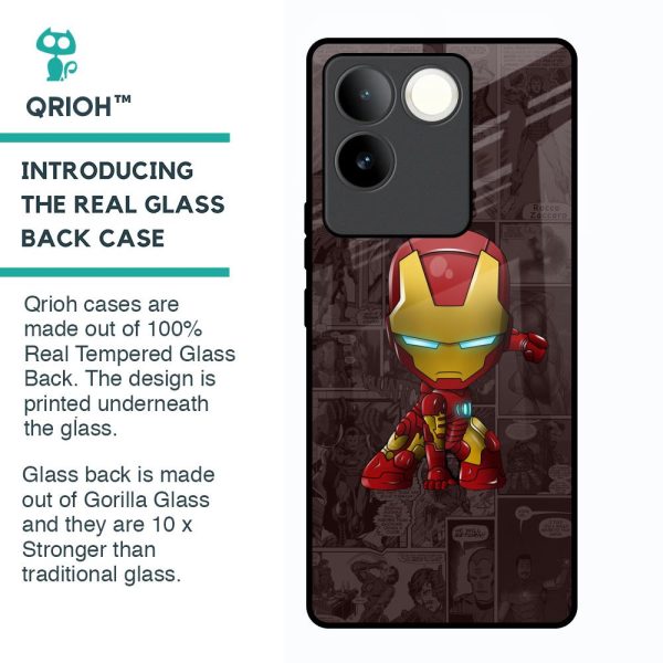 Angry Baby Super Hero Glass Case for Vivo T2 Pro 5G Online Hot Sale