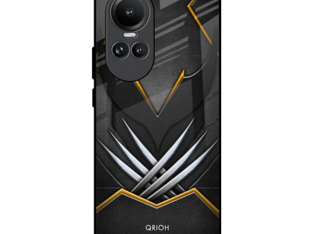 Black Warrior Glass Case for Oppo Reno10 5G Supply