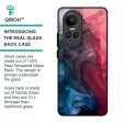 Blue & Red Smoke Glass Case for Oppo Reno10 Pro 5G For Sale