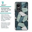 Abstact Tiles Glass Case for Oppo Reno10 5G Online Hot Sale