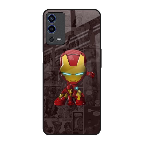 Angry Baby Super Hero Glass Case for Oppo A55 Sale