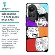 Anime Sketch Glass Case for Oppo Reno10 Pro 5G For Cheap