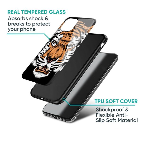 Angry Tiger Glass Case For Xiaomi Mi 10 Sale