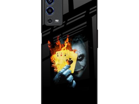 AAA Joker Glass Case for Oppo A55 Online Sale