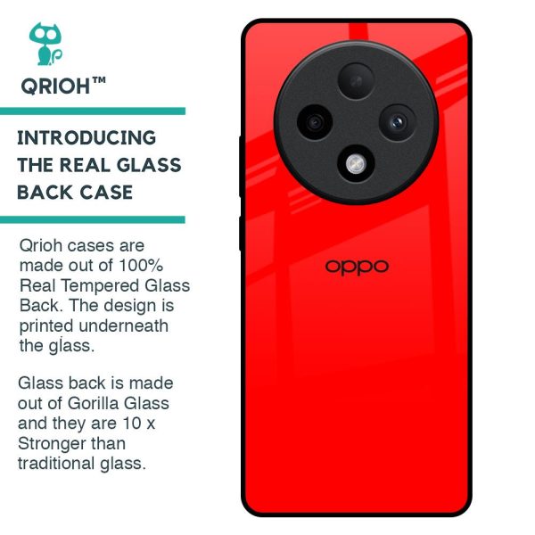 Blood Red Glass Case for Oppo F27 Pro Plus Online