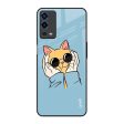 Adorable Cute Kitty Glass Case For Oppo A55 For Discount