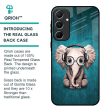 Adorable Baby Elephant Glass Case For Samsung Galaxy A55 5G Discount