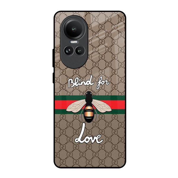 Blind For Love Glass Case for Oppo Reno10 5G on Sale