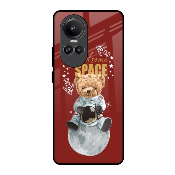 Astronaut Bear Glass Case for Oppo Reno10 Pro 5G Hot on Sale