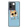 Adorable Cute Kitty Glass Case For iQOO Z7 Pro 5G Hot on Sale