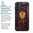 Angry Baby Super Hero Glass Case for Samsung Galaxy A15 5G Fashion