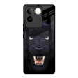 Angry Black Leopard Glass Case for Vivo T2 Pro 5G Fashion