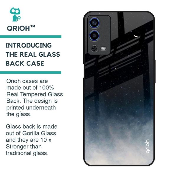 Black Aura Glass Case for Oppo A55 Online Hot Sale