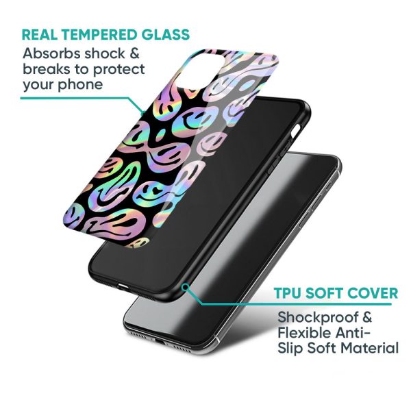 Acid Smile Glass Case for Oppo Reno10 Pro 5G Online Sale