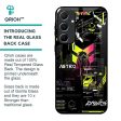 Astro Glitch Glass Case for Samsung Galaxy A55 5G For Sale