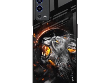 Aggressive Lion Glass Case for Oppo A55 For Discount