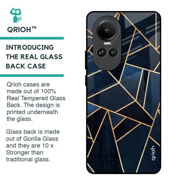 Abstract Tiles Glass Case for Oppo Reno10 5G Sale