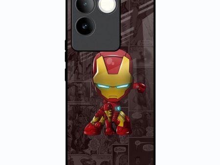 Angry Baby Super Hero Glass Case for Vivo T2 Pro 5G Online Hot Sale