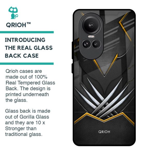 Black Warrior Glass Case for Oppo Reno10 Pro 5G Discount