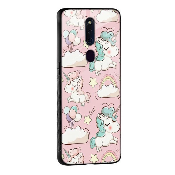 Balloon Unicorn Glass case for Oppo A55 For Sale