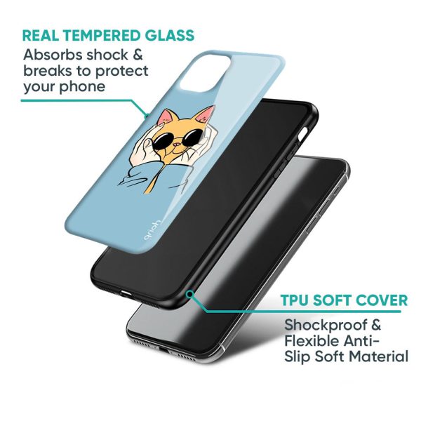 Adorable Cute Kitty Glass Case For Oppo Reno10 Pro 5G Cheap