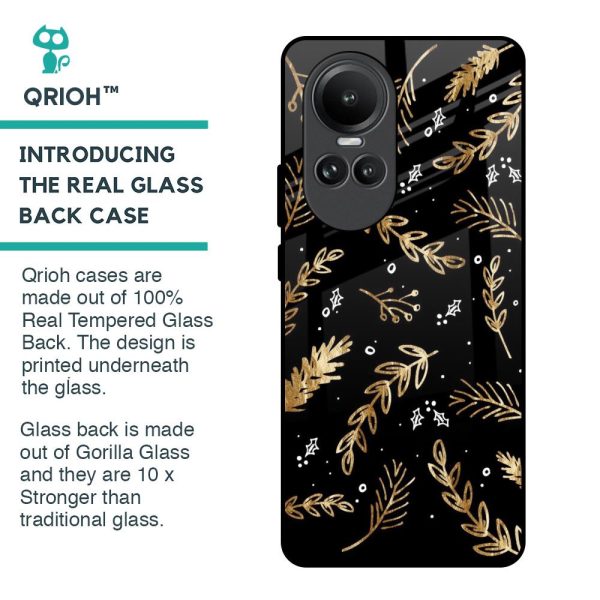 Autumn Leaves Glass Case for Oppo Reno10 5G Sale