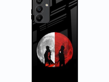 Anime Red Moon Glass Case for Samsung Galaxy A15 5G For Sale