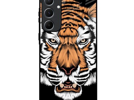 Angry Tiger Glass Case For Samsung Galaxy A55 5G Fashion