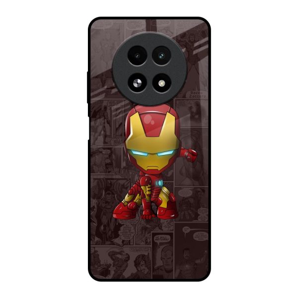 Angry Baby Super Hero Glass Case for Realme 13 5G Online Sale