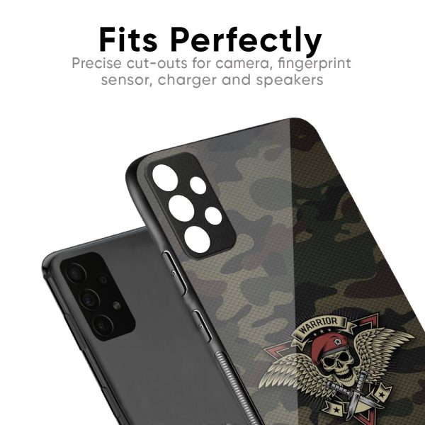 Army Warrior Glass Case for Samsung Galaxy A55 5G Online Sale