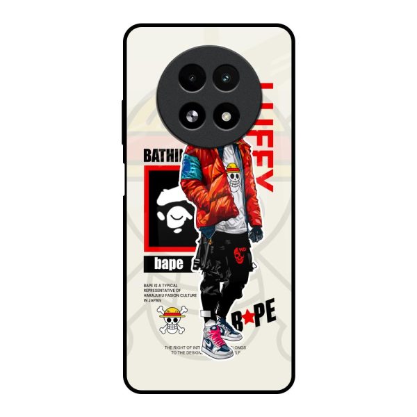 Bape Luffy Glass Case for Realme 13 5G For Discount