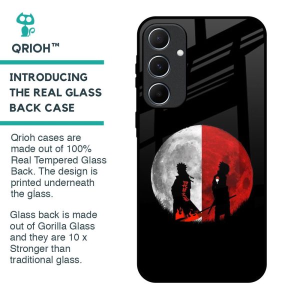 Anime Red Moon Glass Case for Samsung Galaxy A55 5G Supply