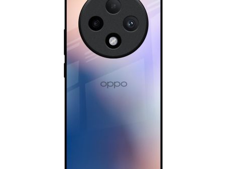 Blue Mauve Gradient Glass Case for Oppo F27 Pro Plus Online Sale