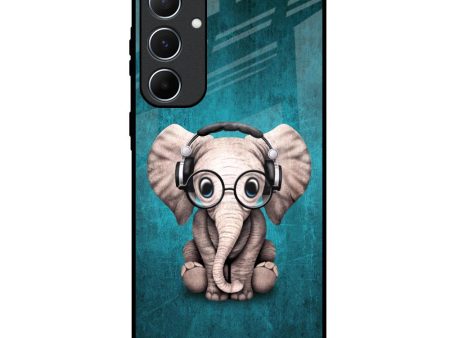 Adorable Baby Elephant Glass Case For Samsung Galaxy A55 5G Discount