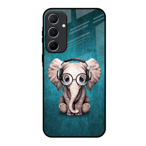 Adorable Baby Elephant Glass Case For Samsung Galaxy A55 5G Discount