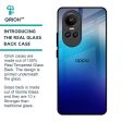 Blue Rhombus Pattern Glass Case for Oppo Reno10 Pro 5G Online Hot Sale