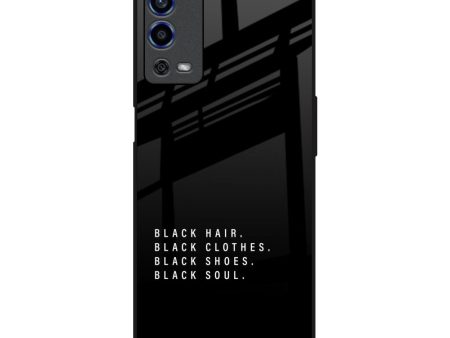 Black Soul Glass Case for Oppo A55 For Cheap