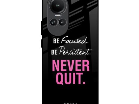 Be Focused Glass Case for Oppo Reno10 5G Fashion