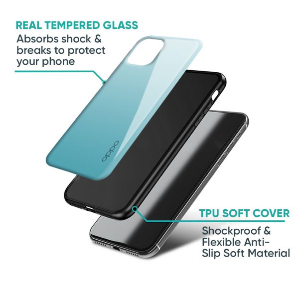 Arctic Blue Glass Case For Oppo Reno10 5G Hot on Sale