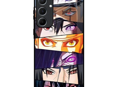 Anime Eyes Glass Case for Samsung Galaxy A55 5G Fashion